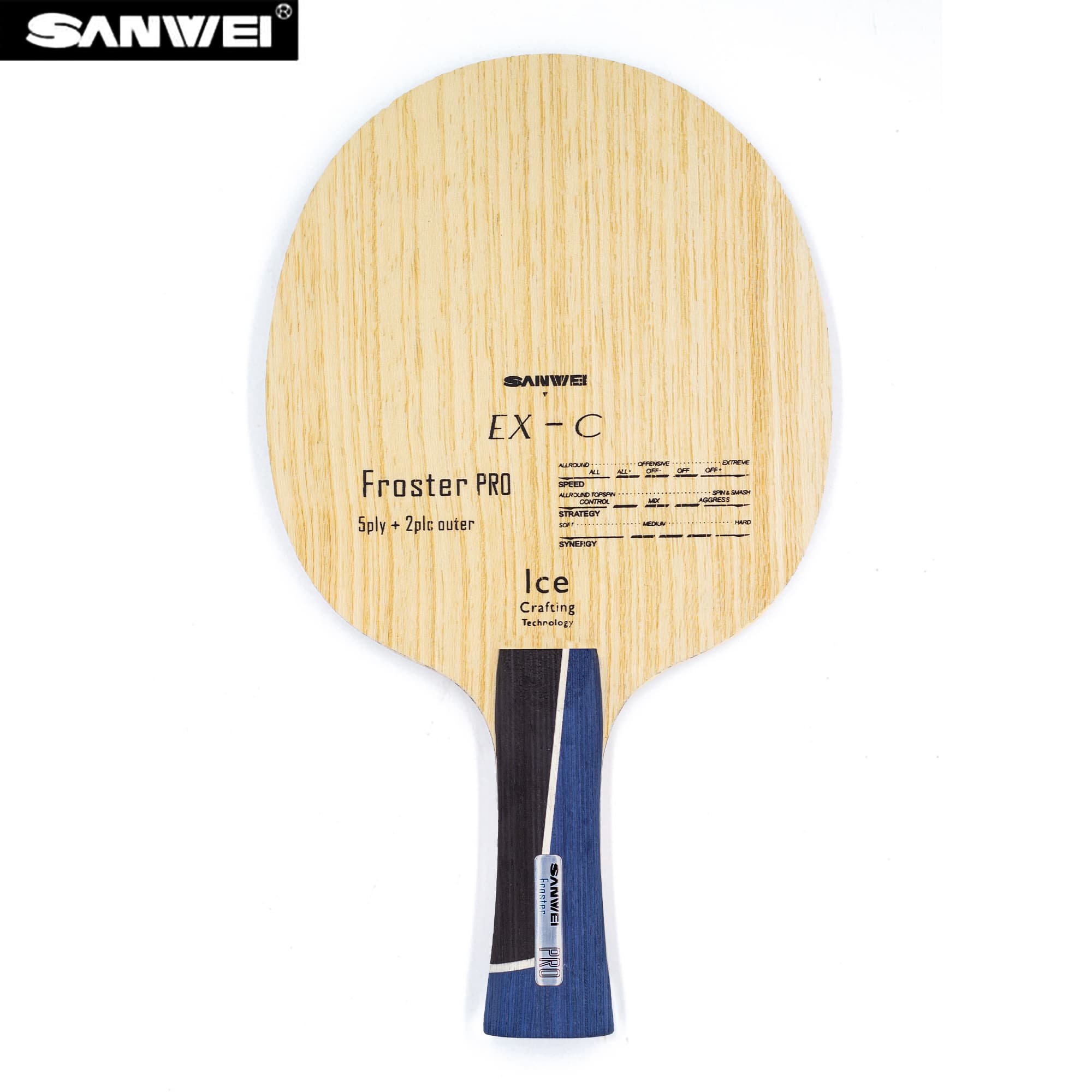 Table Tennis Usa - SANWEI ALC Лезвие для настольного тенниса
