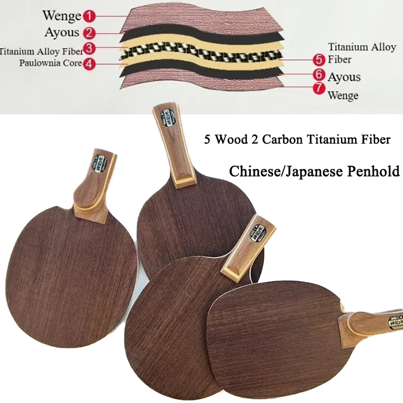 Table Tennis Paddle Set - Теннисная ракетка для настольного тенниса (китайская/японская