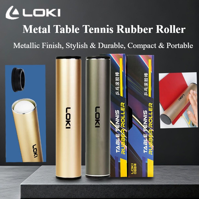 Table Tennis Paddle Set - LOKI Металлический контейнер для резиновых накладок